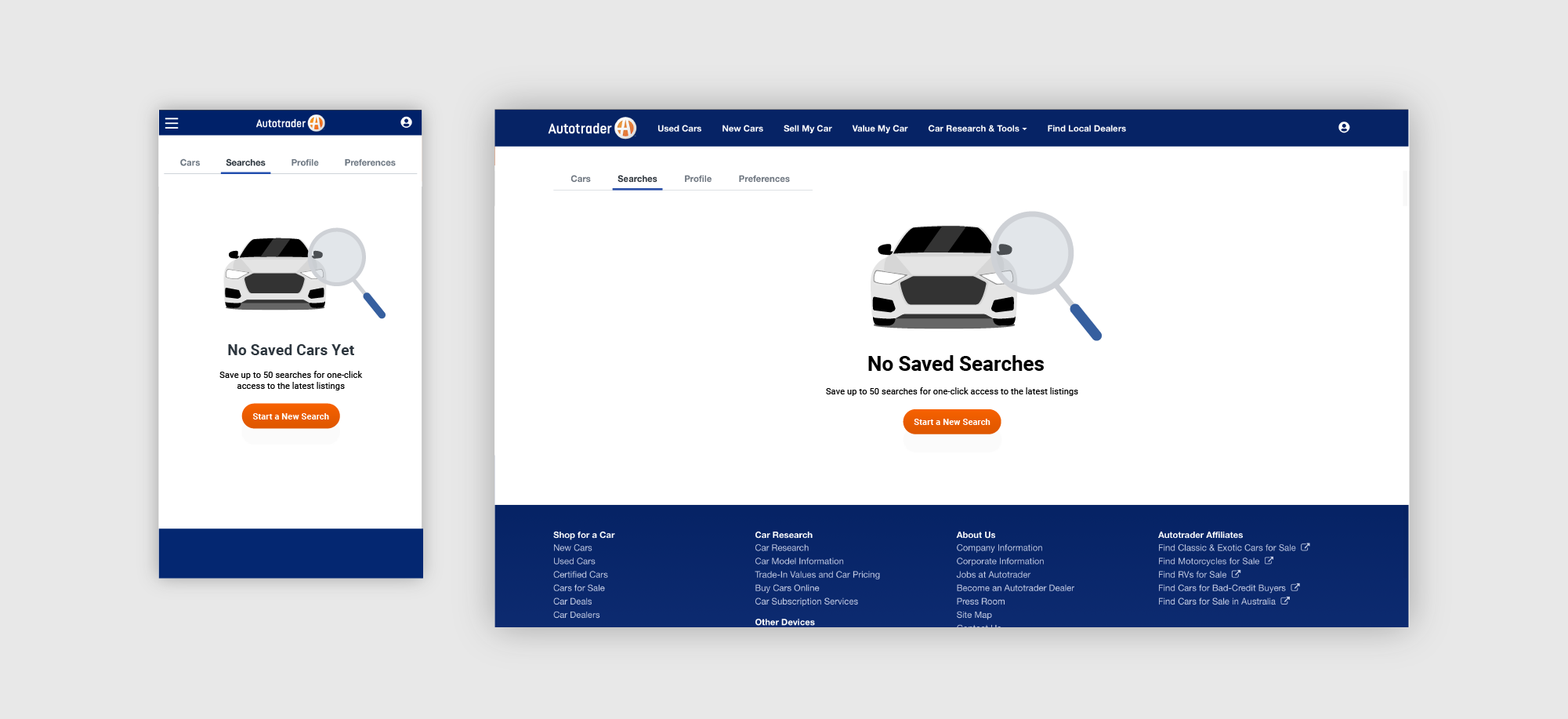 Empty State Screen UI