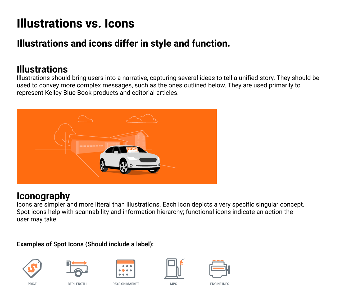 Autotrader Illustration Style Guide — page 2