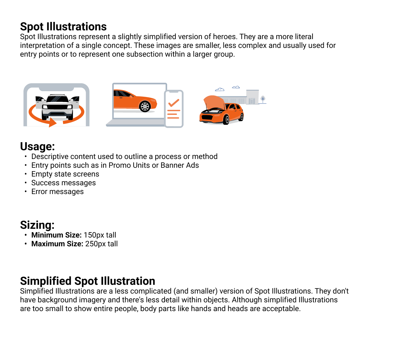 Autotrader Illustration Style Guide — page 4