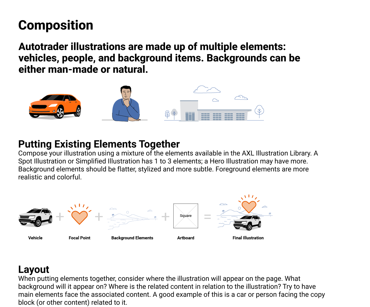 Autotrader Illustration Style Guide — page 5