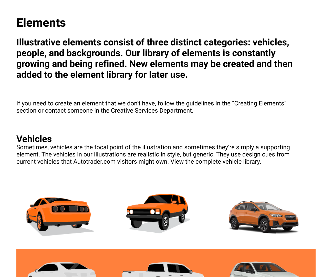 Autotrader Illustration Style Guide — page 7