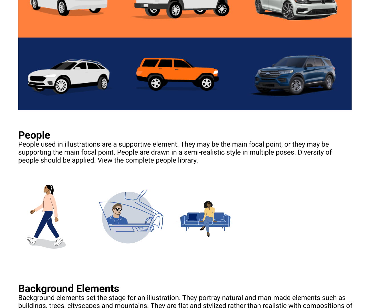 Autotrader Illustration Style Guide — page 8