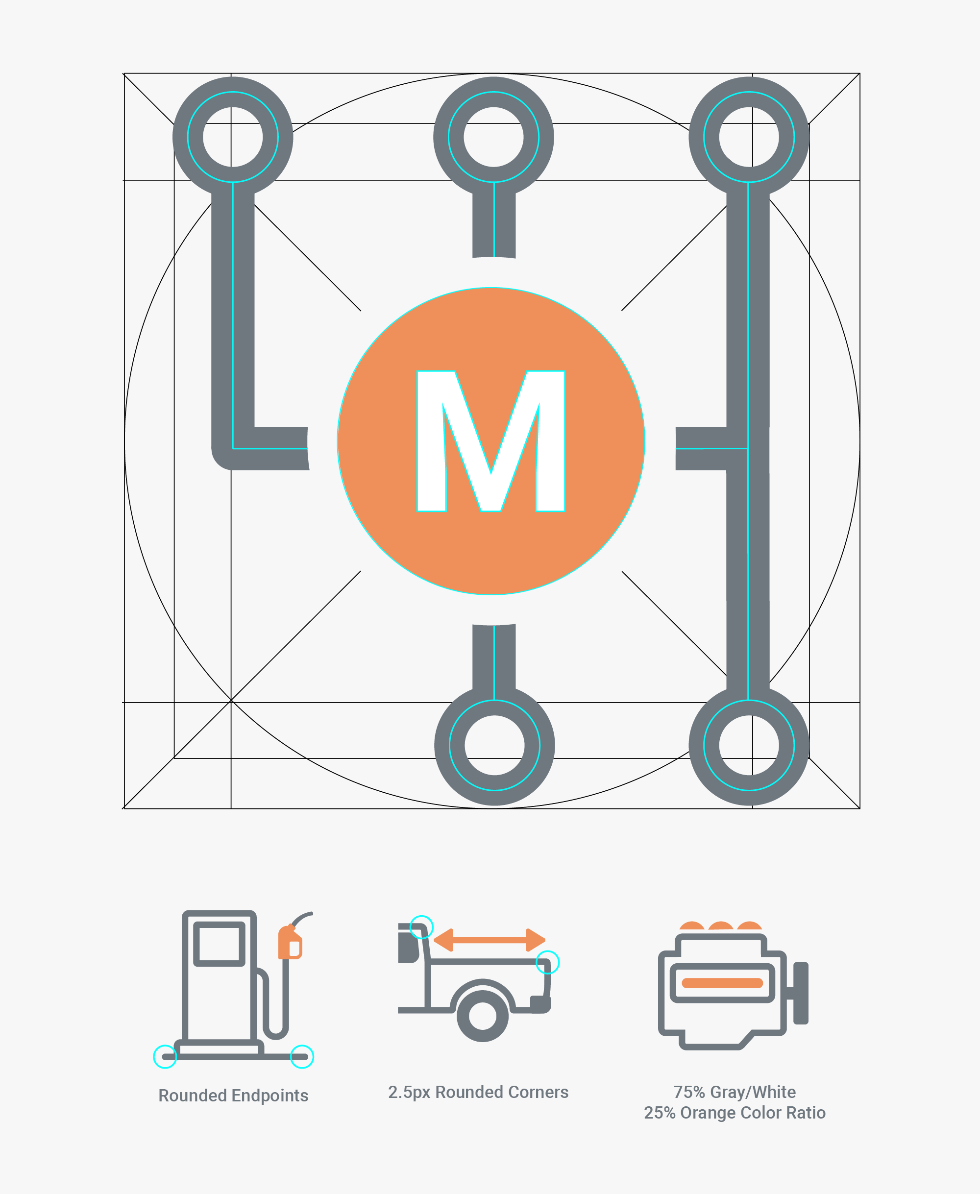 specs of the spot icon construction