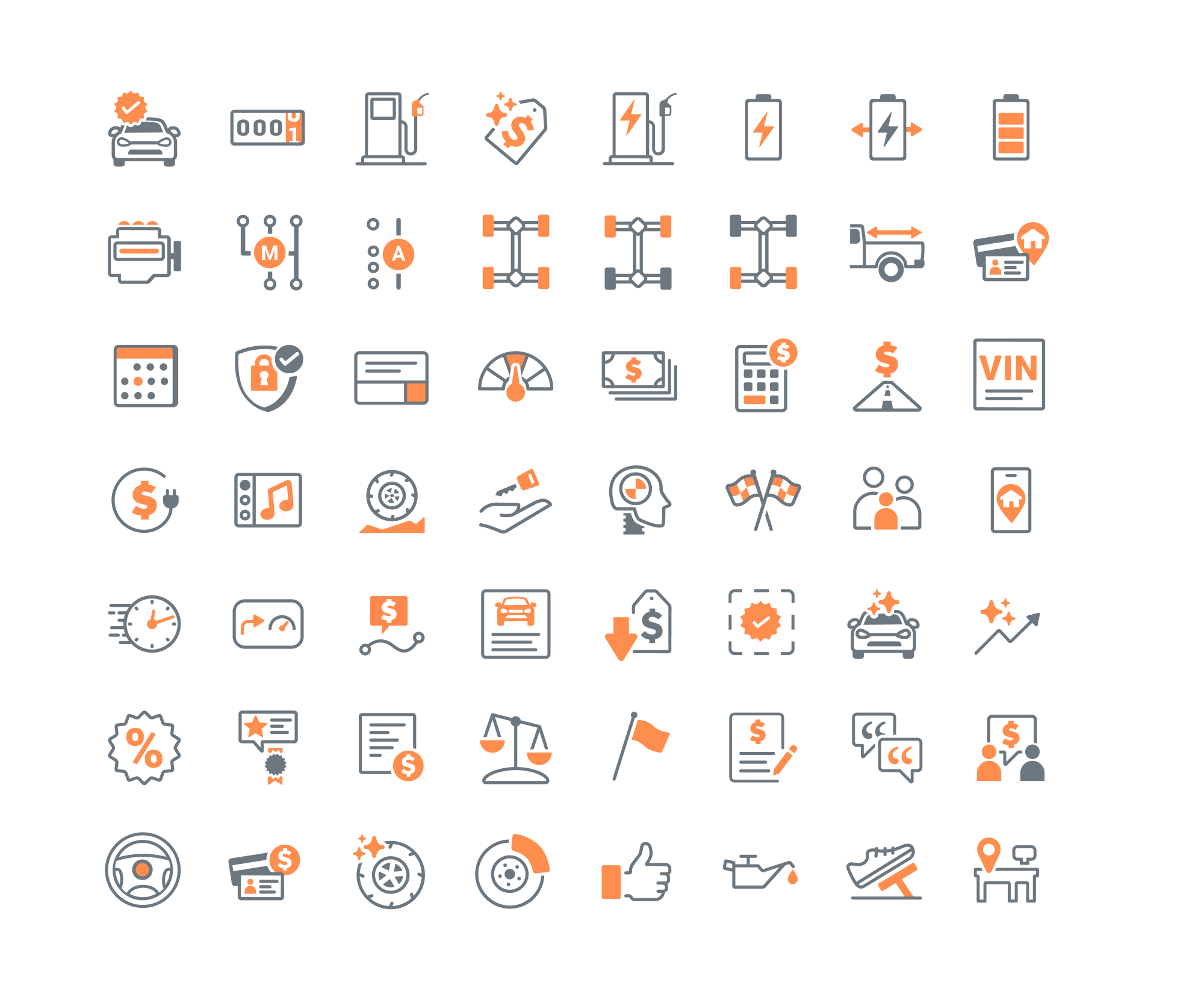 UI of Autotrader login screen showcasing all elements of the illustration style