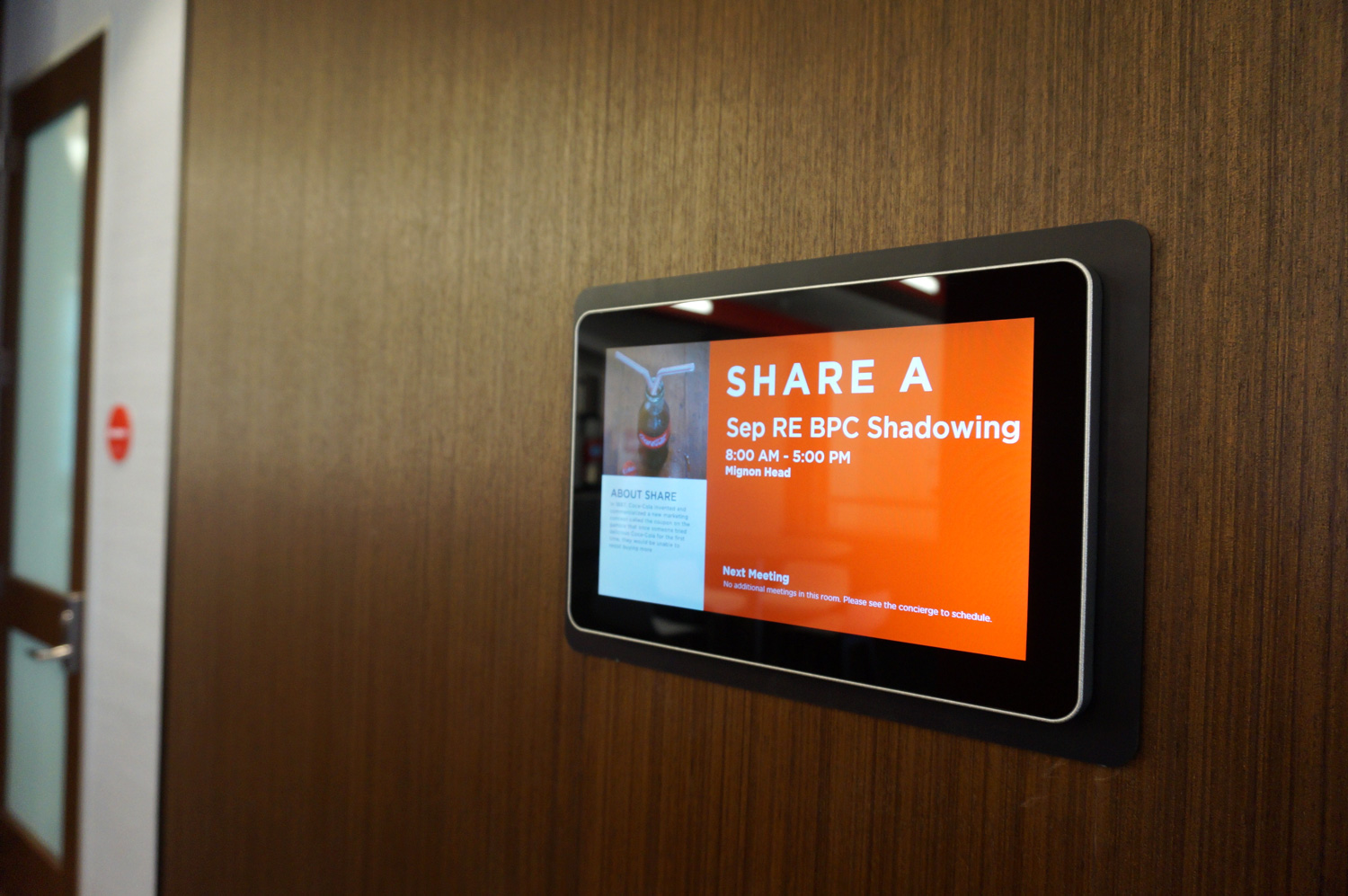 Campus Messaging Door Display