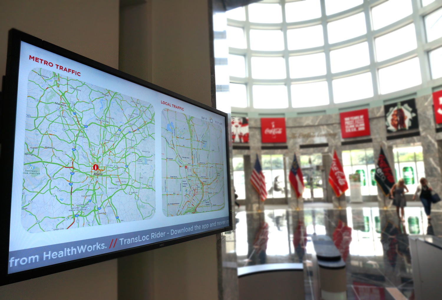 Campus Messaging Traffic Screen