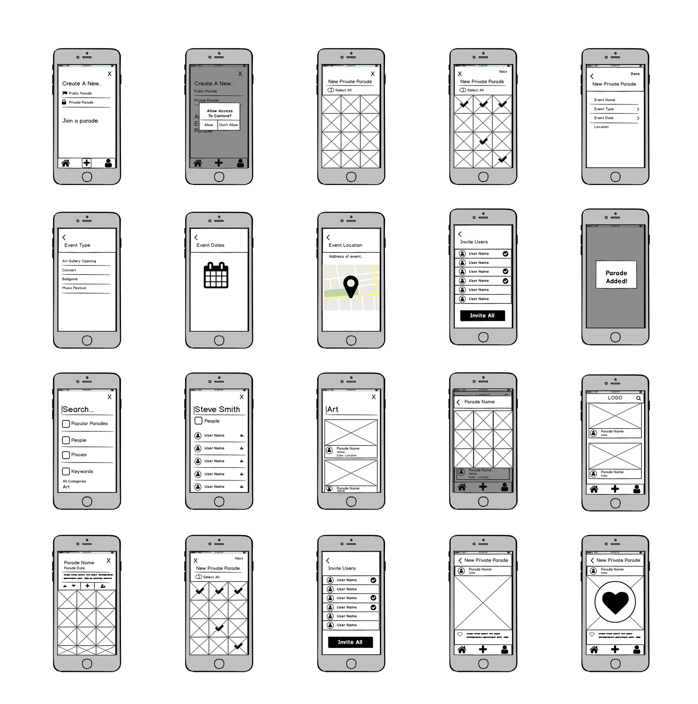 Wireframes