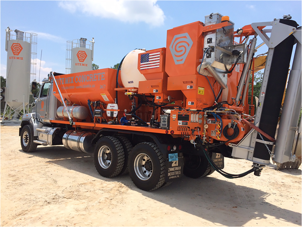 Sitemix Concrete Truck.