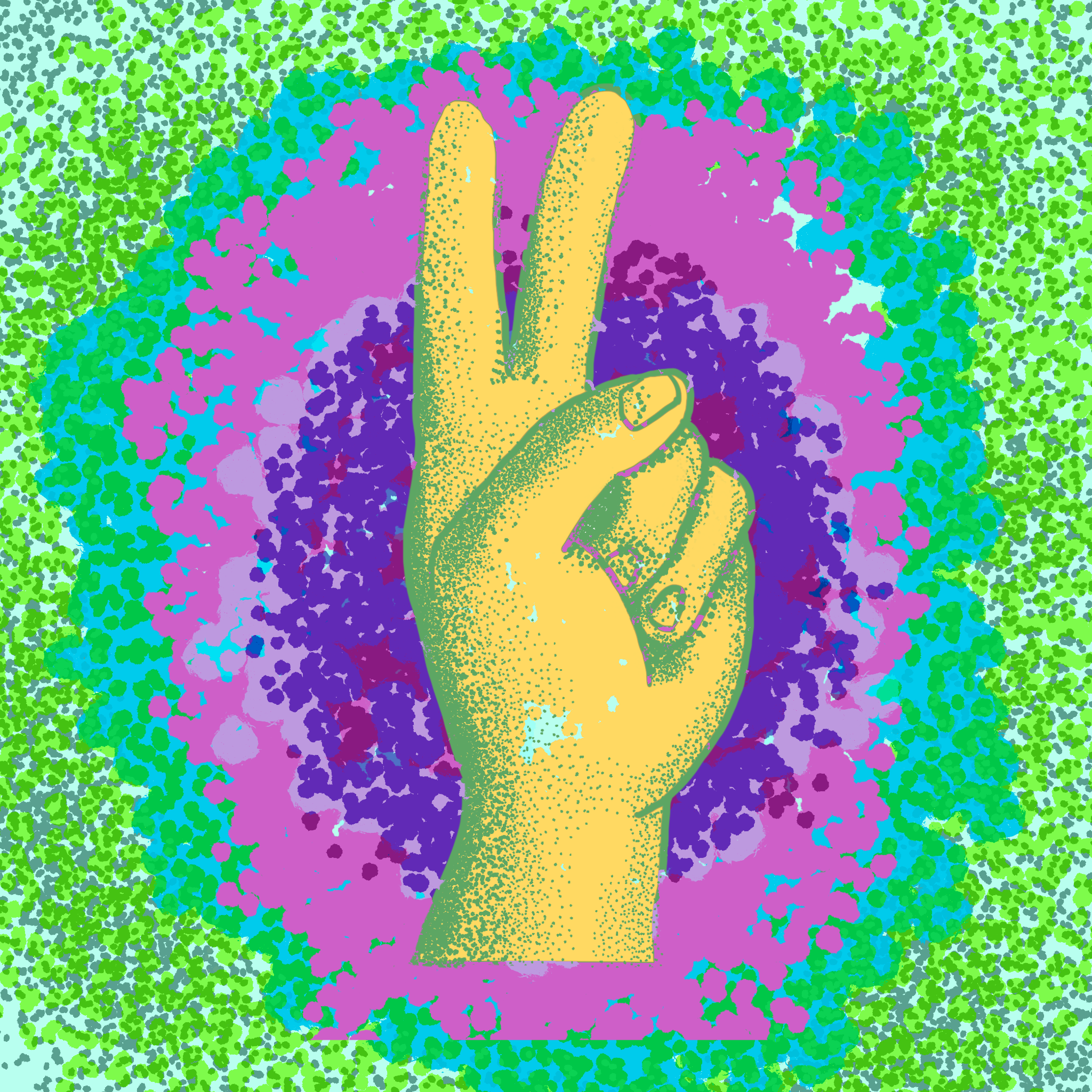 Peace hand