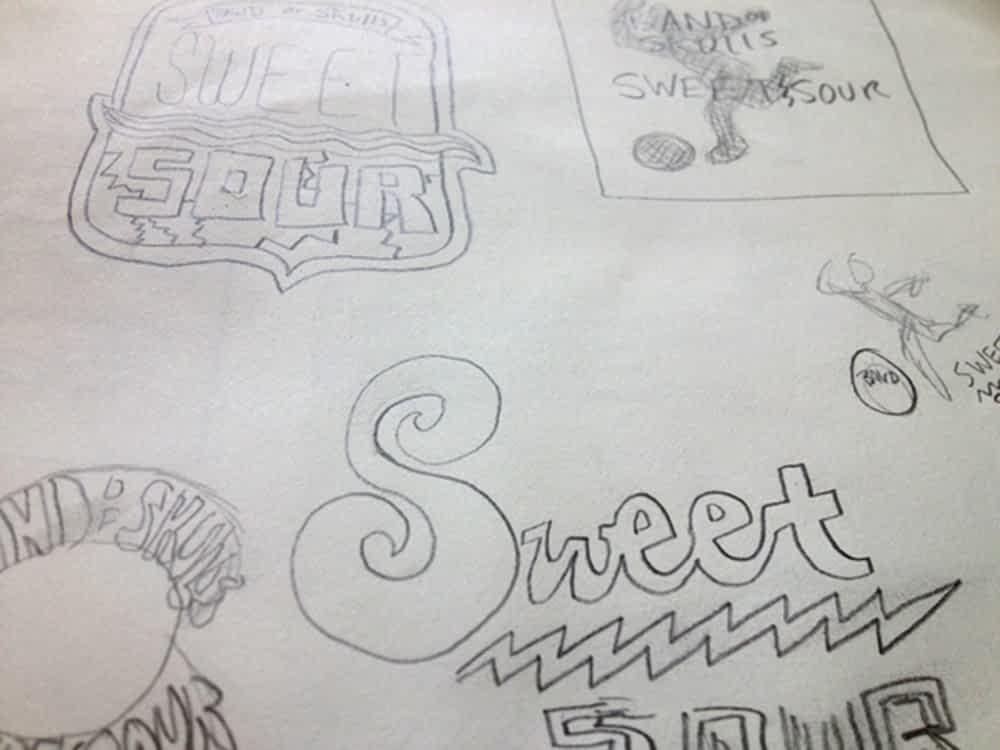 line drawing sketchbook