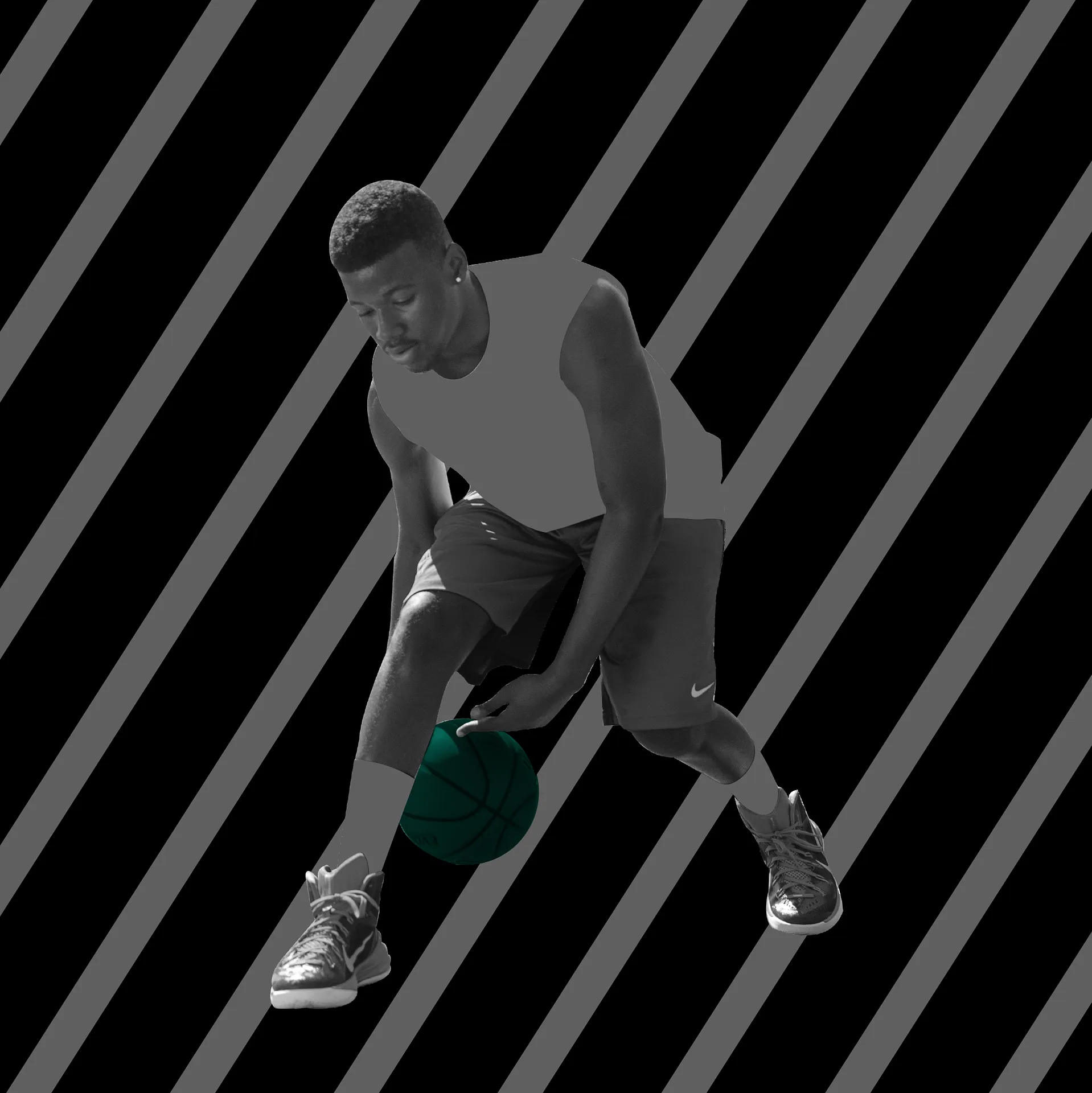 DICK'S TSHQ assorted project work including sport cutouts and marketing materials